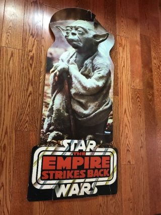 Kenner Star Wars 1981 Yoda Esb The Empire Strikes Back Store Display - Cracked -