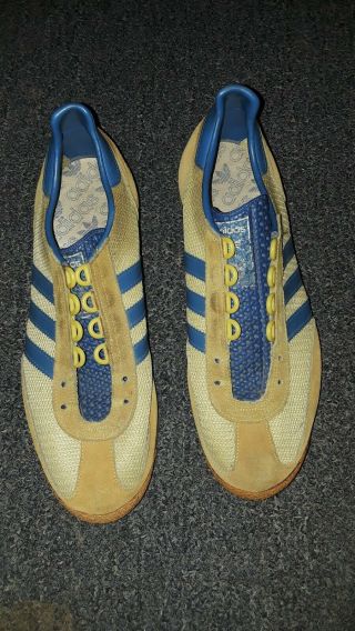 Vtg Adidas Sl72/76.  Made In Germany.  9.  5.  In Good Cond