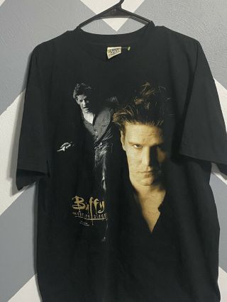 Buffy The Vampire Slayer 1998 Vintage Movie T - Shirt / Blue Grape Merchandise Xl
