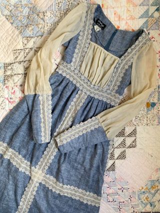 Vintage Gunne Sax Prairie Dress Size 7