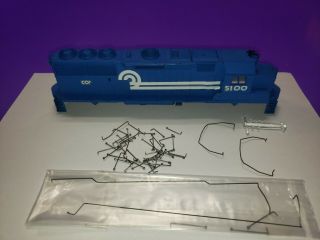 Parts Ho Scale Athearn Gp - 50 Conrail Locomotive Casing And Parts