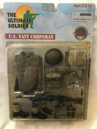 The Ultimate Soldier 12 " 1/6 Scale U.  S.  Navy Corpsman Uniform Weapon Set Wwii