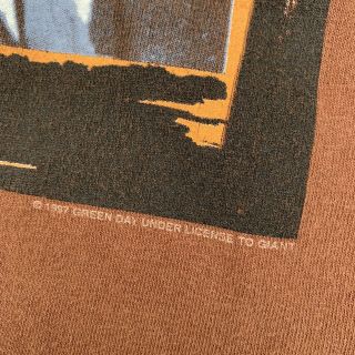 Vintage Green Day Nimrod Tour T Shirt Long Sleeve 90s Punk 1997 Single Stitch XL 3