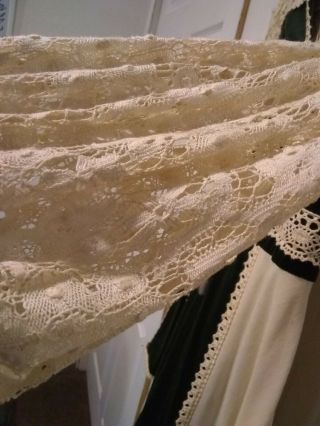 Vintage Gunne Sax Jessica Victorian Style Velvet Trimmed Dress Lace Maxi BOHO S 3