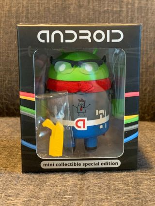 Android Mini Collectible Figure - Rare Google Edition Ge - " Gtech "