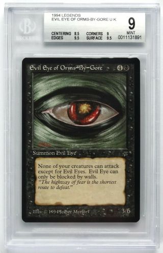 Mtg Legends Evil Eye Of Orms - By - Gore Bgs 9 - (8.  5,  9,  9.  5,  9.  5)