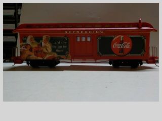 On30 Bachmann Hawthorne Village Christmas Lighted Coca Cola Baggage Car