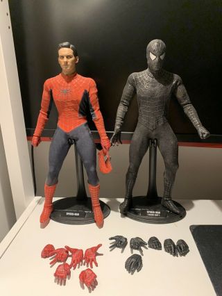 Hot Toys Spiderman 3 Series Black And Red Suit