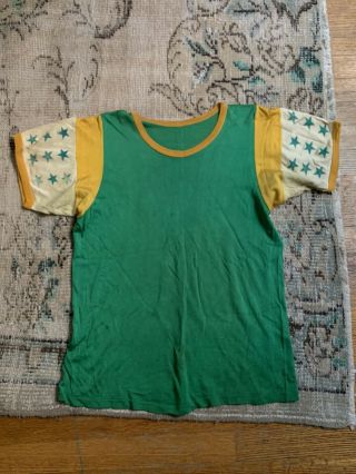 vintage Rare 40s 50’s Maple Leaf COTTON NYLON SPORT JERSEY t - shirt 2