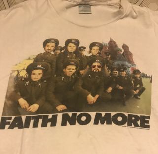 Vintage Faith No More Shirt 1992 X - L.  Nycs Mercury Lounge.  Killer