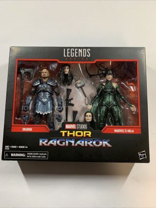 Marvel Legends Studios The First 10 Years Thor Ragnarok Hela & Skurge 2 Pack