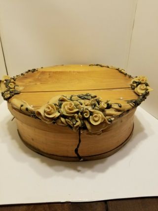 Antique Rare Victorian Era Handcrafted Rose 