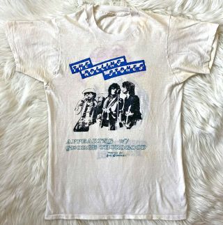 Vintage 80s 1981 THE ROLLING STONES Fall Tour Rock Concert T SHIRT Rare 3