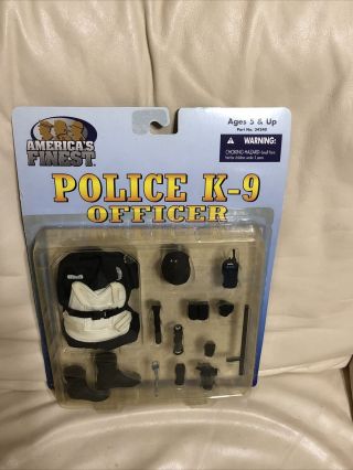 Vintage 2000 Police K - 9 Outfit - Barbie - Gi Joe - Police Outfit -