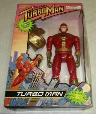 Tiger Electronics Talking Turboman 1996 Jingle All The Way Turbo Time