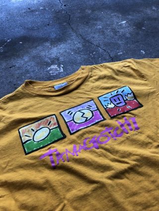 Vintage 1997 Tamagotchi T - Shirt Bandai Stanley Desantis Sz XL 2