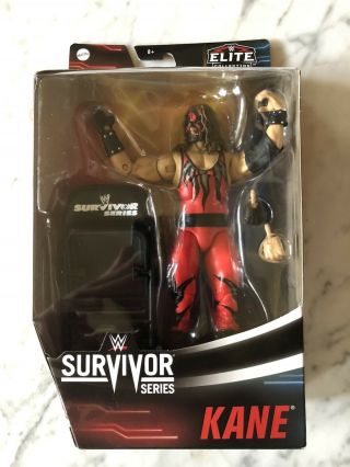 Wwe Elite: Kane Survivor Series Mattel In Hand Dmg Pkg