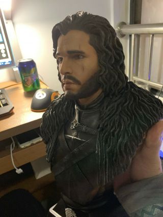 Game of Thrones 1/2 Scale Jon Snow Bust Statue Painted Limited:200 Figures 2