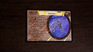 Harry Potter Trading Card Game Base Set Unicorn Rare Foil 20/116