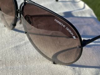 Vintage Porsche Design Carrera Black Sunglasses 5621 Austria Case,  Extra Lenses