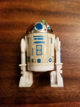 Vintage Star Wars R2d2 R2 - D2 Pop Up Light Saber Last 17 Kenner Jedi Artoo Deeto