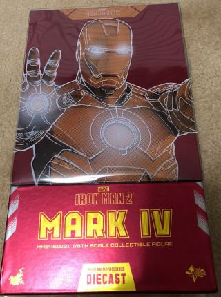 Hot Toys Iron Man Mark Iv Diecast Mms461 1/6 Scale Figure