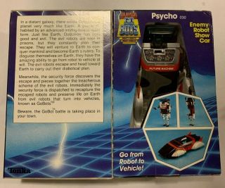 Vintage 1984 Tonka Go Bots Psycho 030 Enemy Robot Show Car 7252