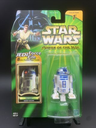 Star Wars Power Of The Jedi (potj) - R2d2 “naboo Escape” - 2000 Hasbro