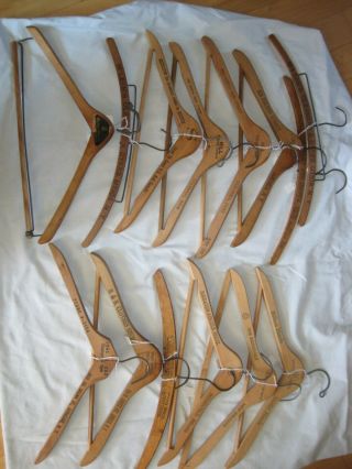 53 Vintage Advertising Clothes Hangers