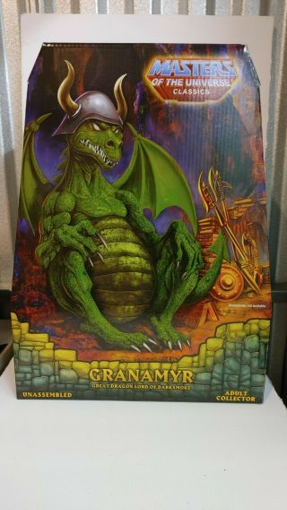 Masters Of The Universe Motu Classics Granamyr (green) Dragon Lord Power Con Nib