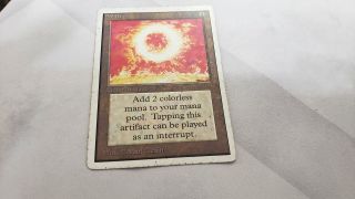 Sol Ring English Unlimited Edition Hp Heavily Played