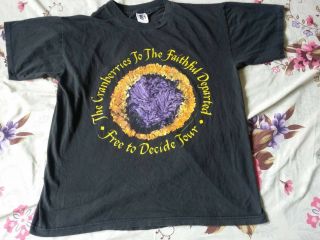 The Cranberries Shirt Vintage tshirt 1996 Dolores O Riordan Jangle Pop Rock Band 2