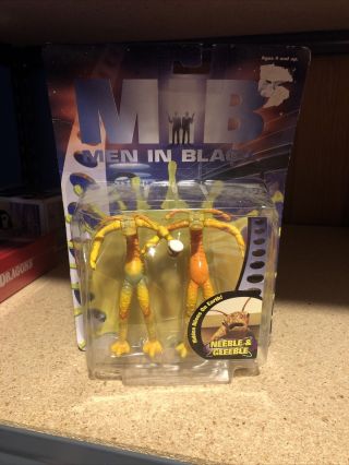 Vintage 1997 Men In Black Neeble And Gleeble Action Figure By Galoob