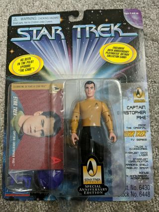 Playmates Star Trek Special Anniversary Edition Captain Pike Action Figure