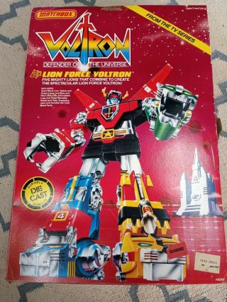 1985 Matchbox Diecast Lion Force Voltron 700200 Box