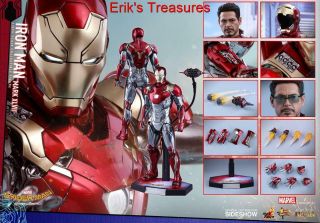Hot Toys Iron Man Spider - Man Homecoming Mark 47 Diecast Mms427 - D19 Reissue