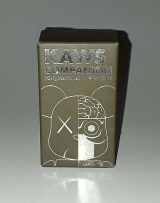 Kaws Companion Bearbrick 100 Fake Medicom Bnib Gray