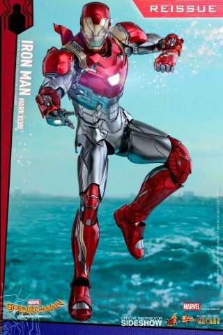 Hot Toys Iron Man Mark Xlvii 47 1:6 Scale Figure Spider - Man Homecoming Sideshow