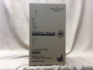 Hot Toys Iron Man Mark XLVII 47 1:6 Scale Figure Spider - Man Homecoming Sideshow 4