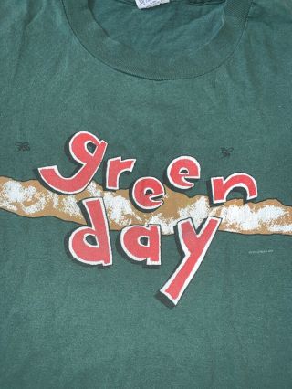 vintage Green Day Dookie Tour T shirt mens Xl Anvil Usa Made Single Stitch 1994 3