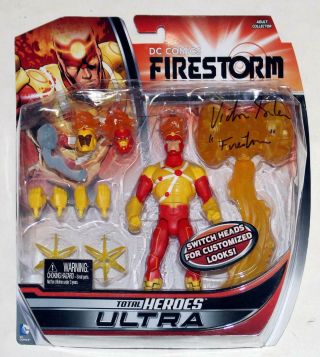 Victor Garber Signed Dc Comics Firestorm Total Heroes Ultra - 6 " Action Figure