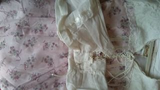 Vntg Gunne Sax Dress Jessica McClintock maxi prairie Boho Pink Floral/Lace NWOT 5