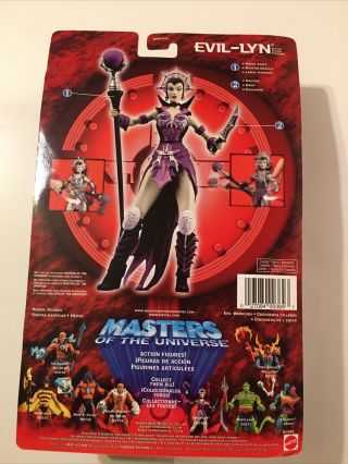 Masters Of The Universe MOTU Evil - Lyn (Mattel,  2003) MOC 3