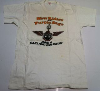 Riders Purple Sage Vintage Concert Tour Crew T - Shirt Grateful Dead