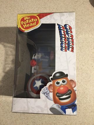 Mr.  Potato Head Marvel Captain America Figure Playskool Poptaters Toy PPW 2
