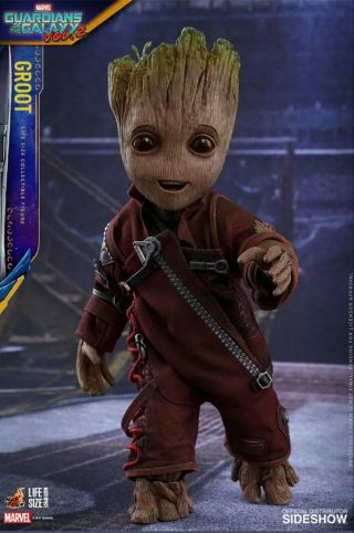 Hot Toys LMS004 GOTG VOL.  2 Life - Size 1:1 Scale BABY GROOT Factory 3