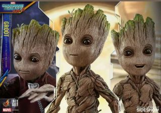 Hot Toys LMS004 GOTG VOL.  2 Life - Size 1:1 Scale BABY GROOT Factory 4