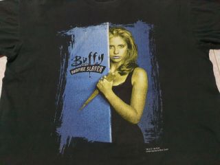Rare Vintage 1998 Buffy The Vampire Slayer 90s Movie T Shirt Size Xl