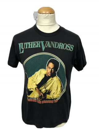 Vintage 1987 Luther Vandross “give Me The Reason” Tshirt Large 1987