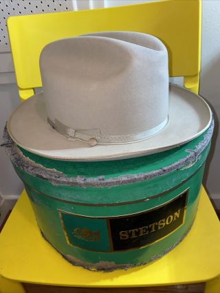 Old Vintage Stetson Open Road Twenty Five Hat Size 7 1/8 W/ Box Condtn